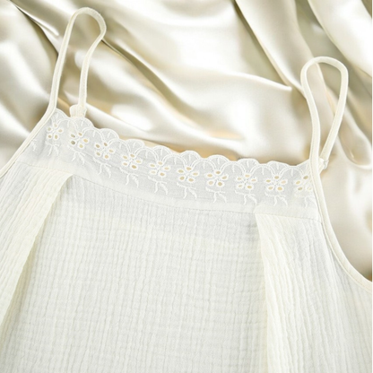 Organic Cotton Lace Pajama