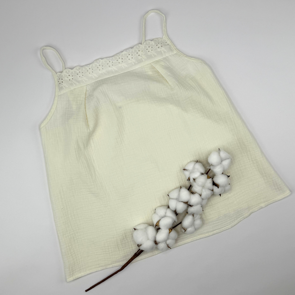 Organic Cotton Lace Pajama