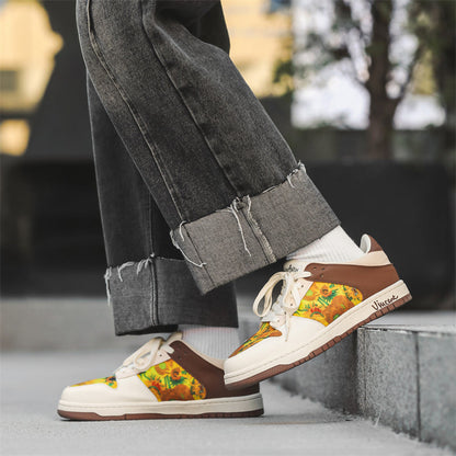 Van Gogh Sunflowers inspired sneakers