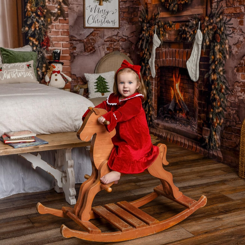 Christmas Velvet  Dress for Girls