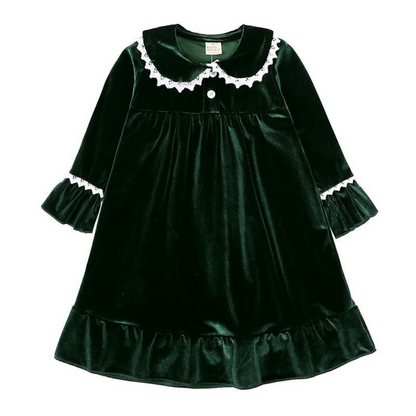 Christmas Velvet  Dress for Girls