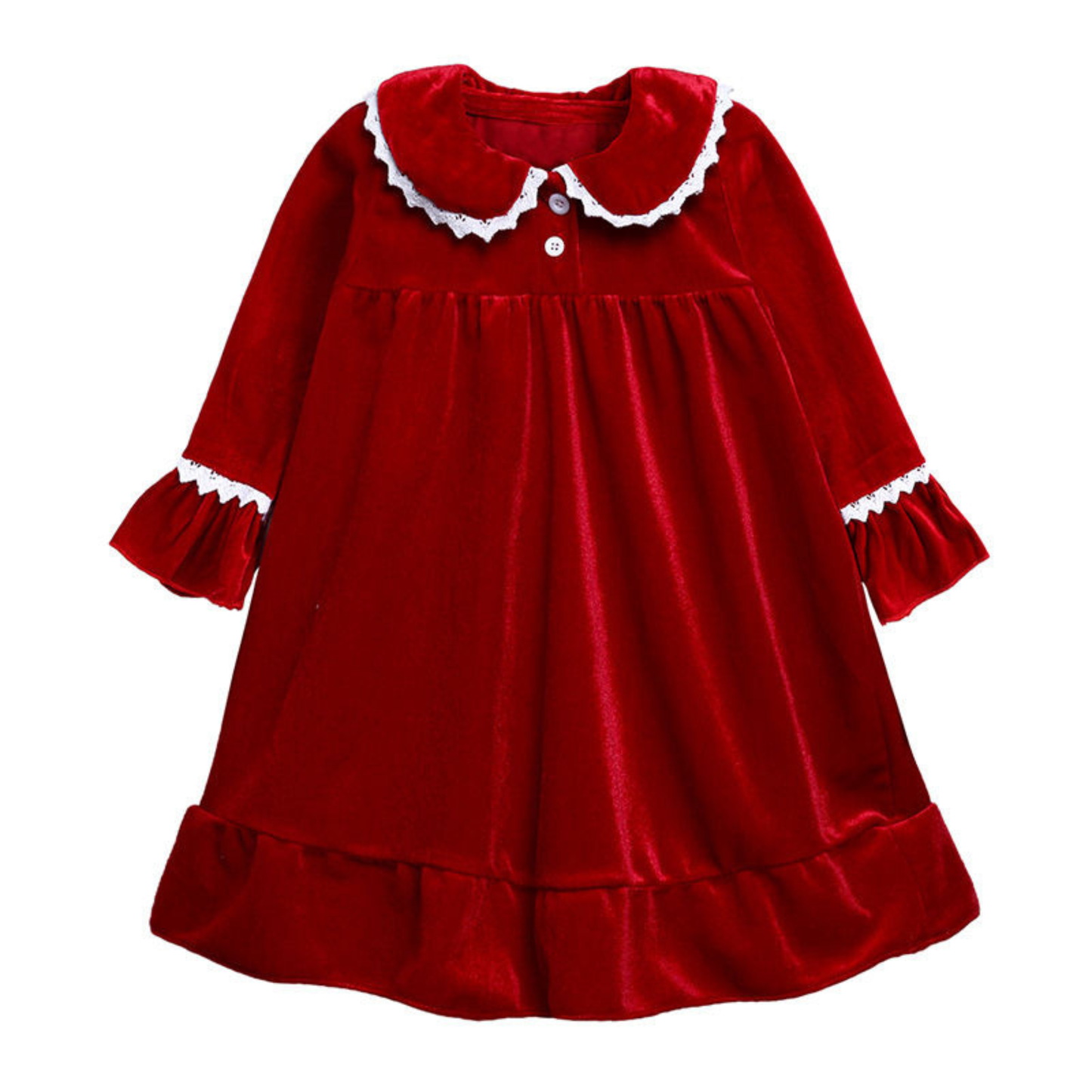 Christmas Velvet  Dress for Girls