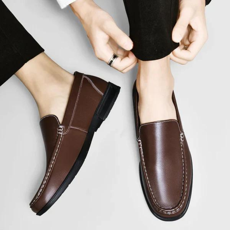 Milano Craft Leather Loafers