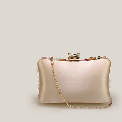 Parisian Petal Sequin Elegance Purse