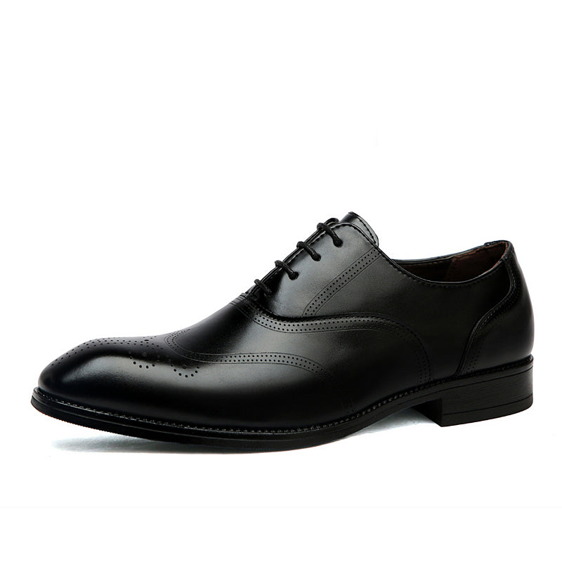 Milan Leather Brogue Dress Shoes