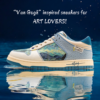 Van Gogh Starry Night Inspired Sneakers