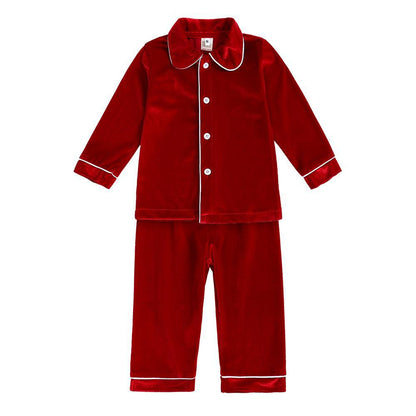 Velvet Pajamas for Kids, Mom & Dad